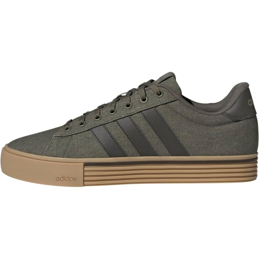 imageadidas Mens Daily 40 ShoeOlive StrataShadow OliveGum