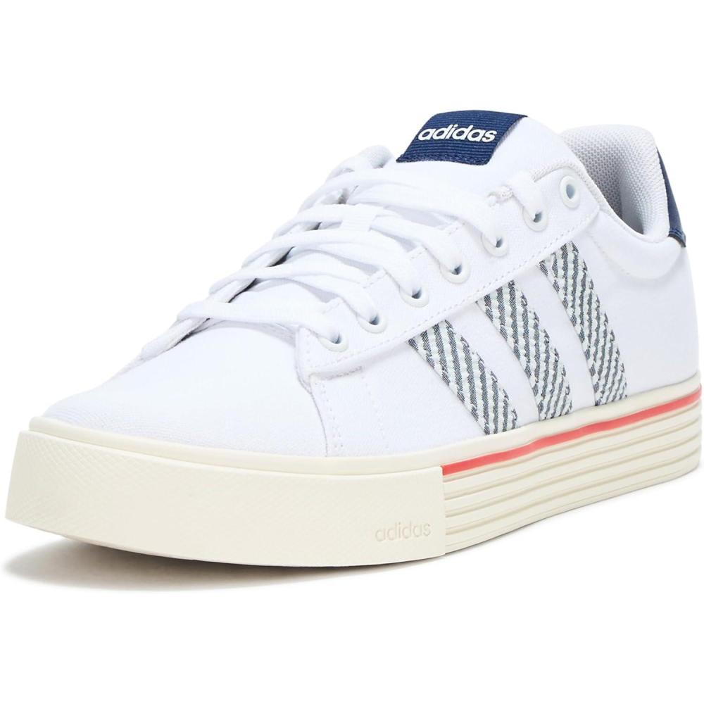 imageadidas Mens Daily 40 ShoeWhiteDark BlueOff White