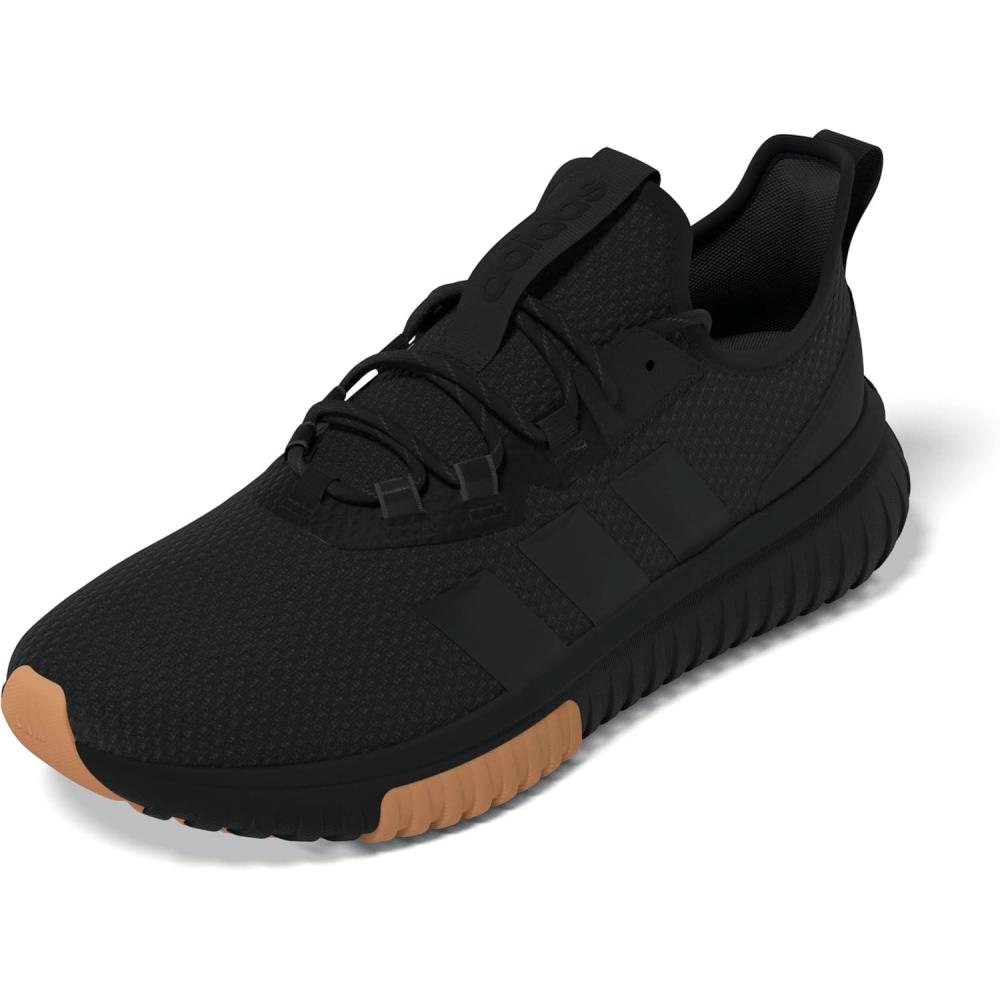 imageadidas Mens Kaptir 40 SneakersBlackBlackGum
