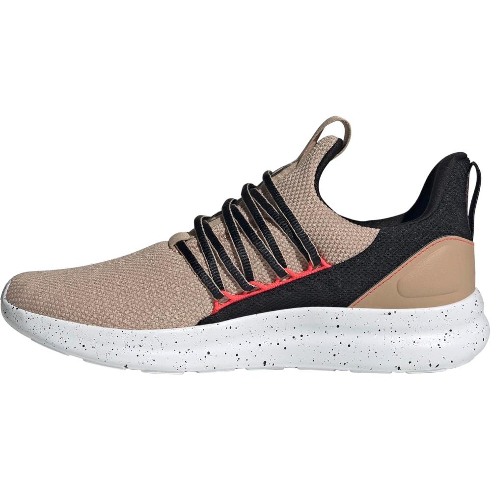 imageadidas Mens Lite Racer Adapt 70 ShoesWarm SandstoneBlackLucid Red