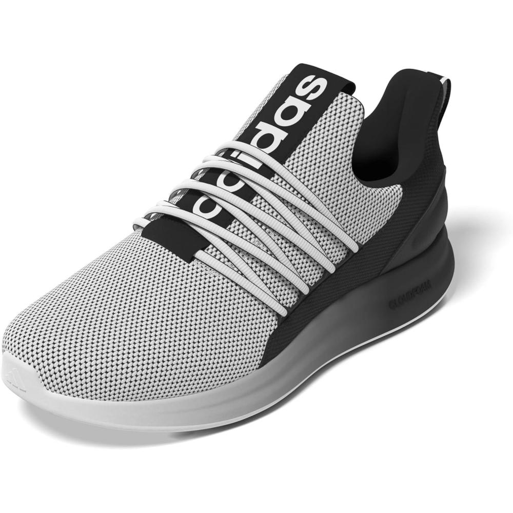 imageadidas Mens Lite Racer Adapt 70 ShoesWhiteBlackWhite