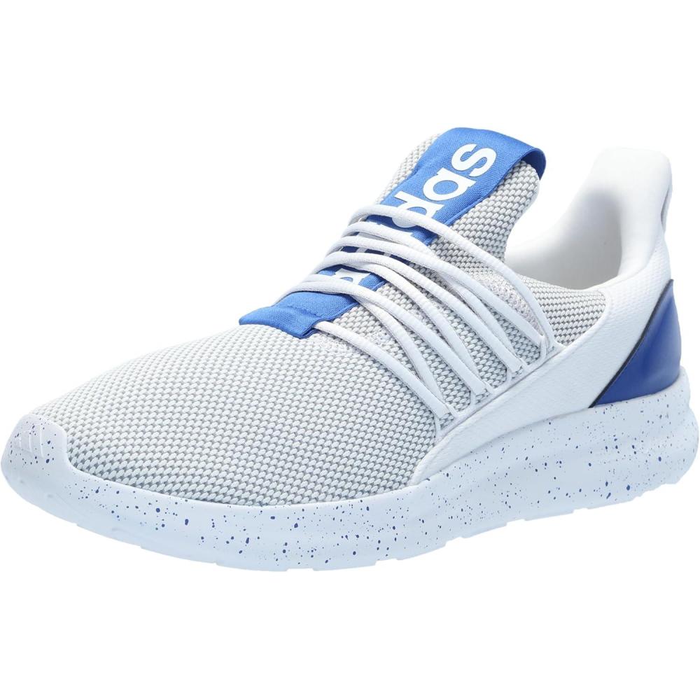 imageadidas Mens Lite Racer Adapt 70 ShoesWhiteTeam Royal BlueGrey