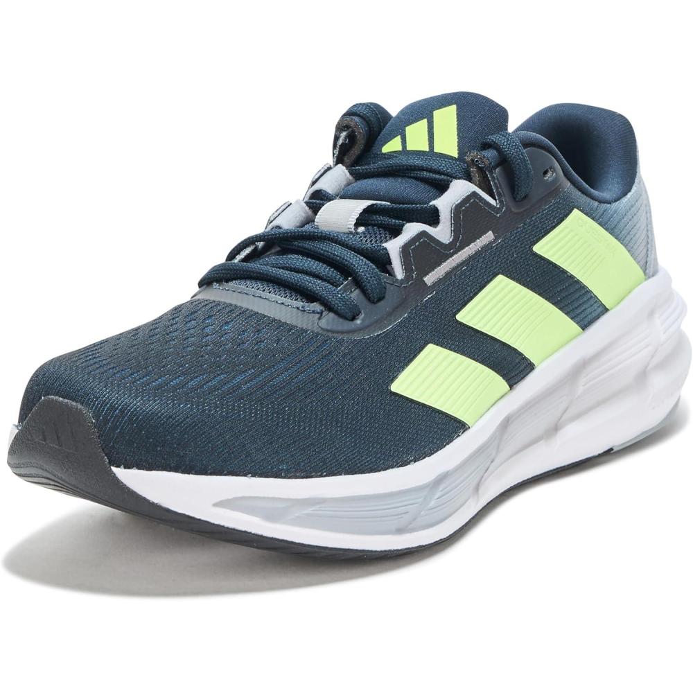 imageadidas Mens Questar 3 RunningAurora InkYellowHalo Silver