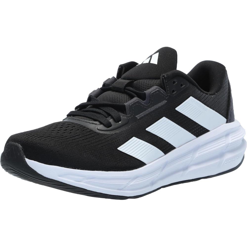 imageadidas Mens Questar 3 RunningBlackWhiteCarbon