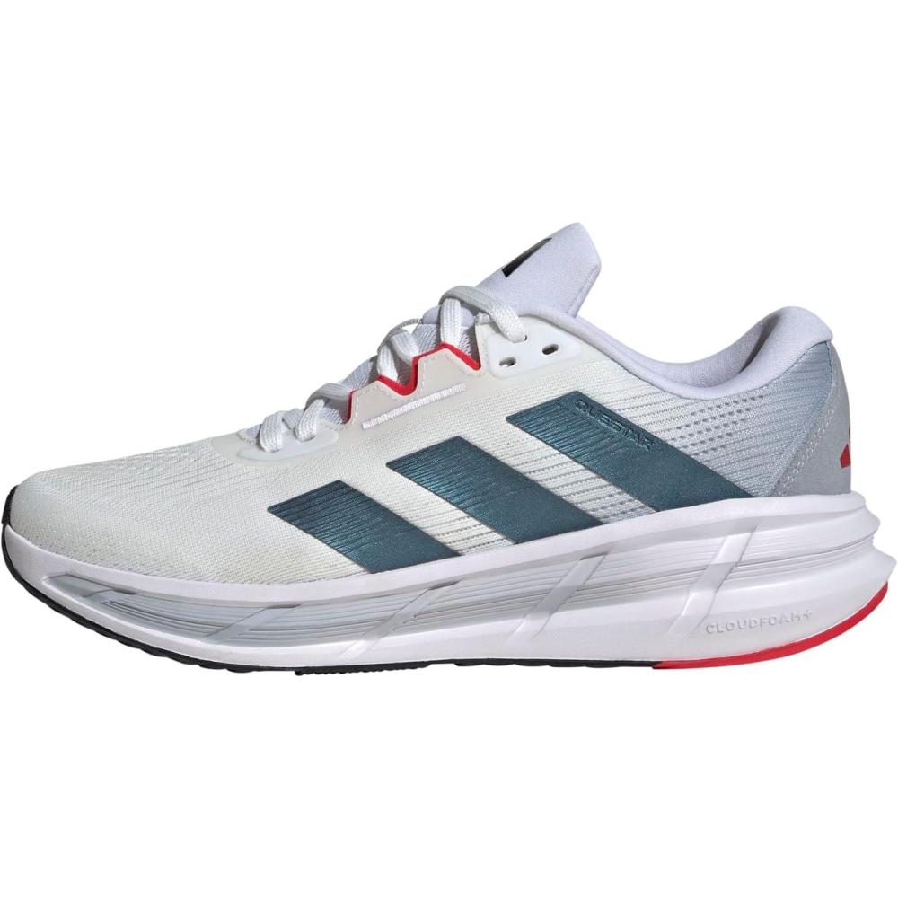 imageadidas Mens Questar 3 RunningWhiteBlackPure Ruby
