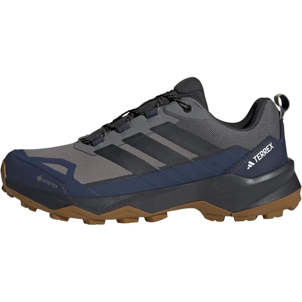 imageadidas Mens Terrex Skychaser Ax5 Goretex Hiking ShoeGrey Four Carbon Shadow Navy