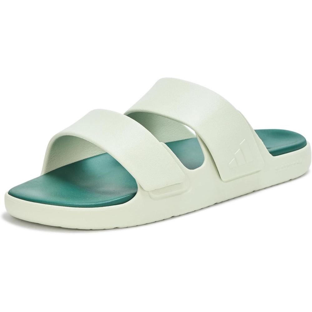 imageadidas UnisexAdult Znscape Slide SandalLinen GreenLinen GreenCollegiate Green