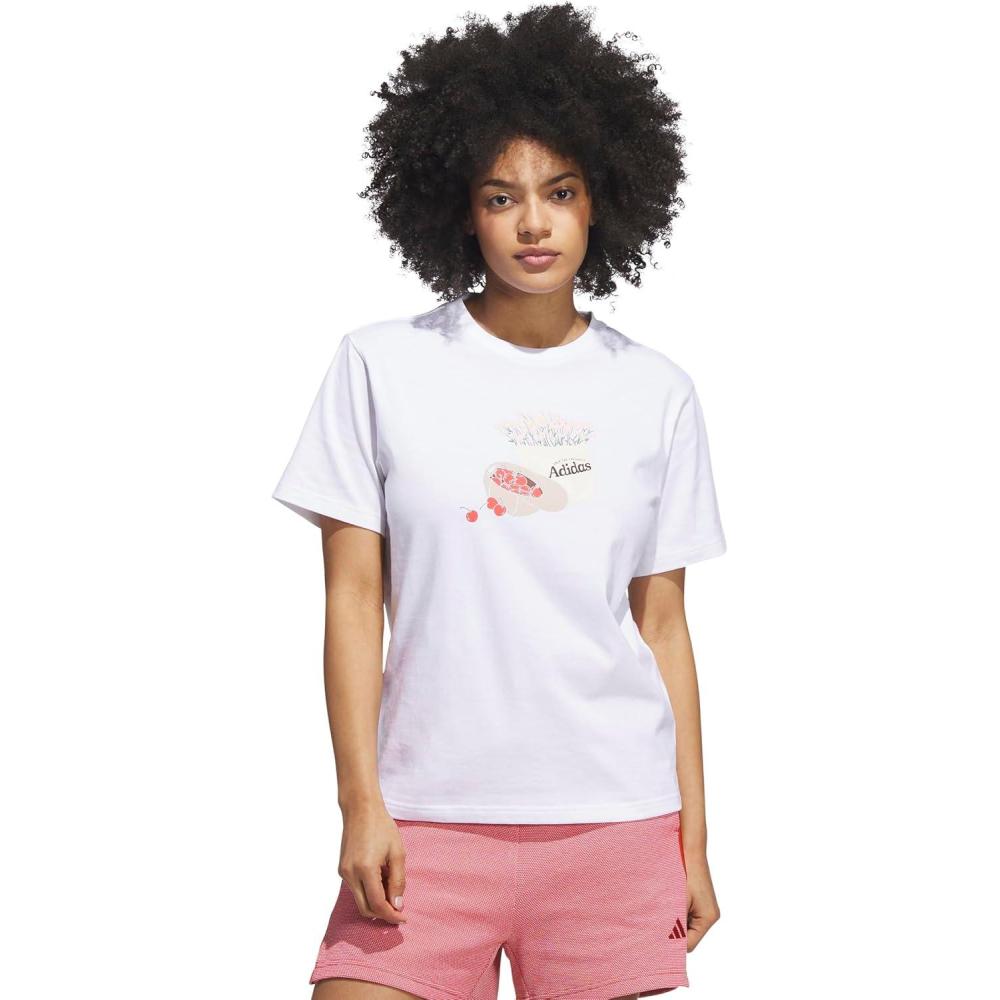 imageadidas Womens Farmers Market Graphic TShirtWhite