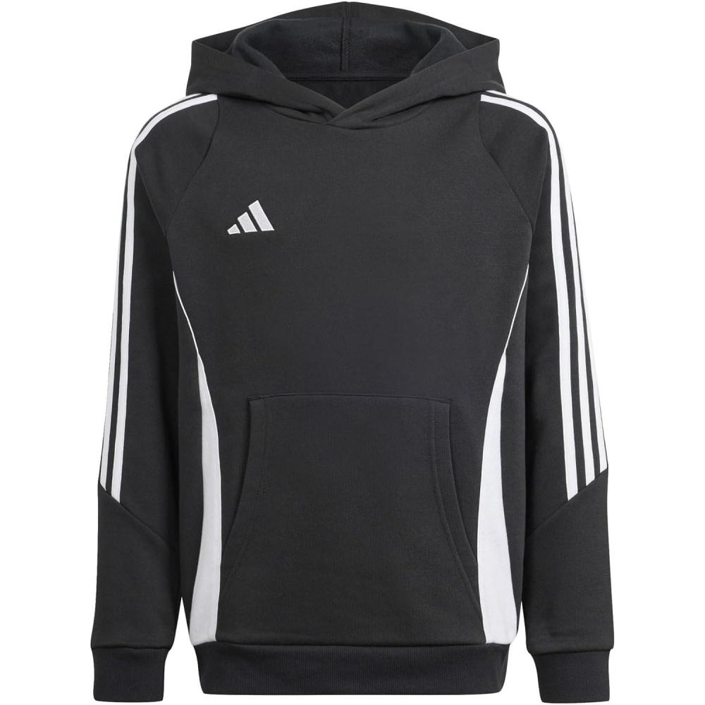 imageadidas unisexchild Tiro 24 Sweat HoodieBlackWhite