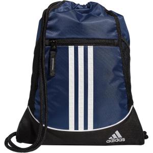 adidas Alliance Sackpack – Drawstring Backpack Small Bag for Men and Women(2/Team Navy Blue)