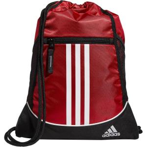 adidas Alliance Sackpack – Drawstring Backpack Small Bag for Men and Women(2/Team Power Red)