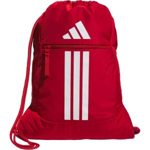 adidas Alliance Sackpack – Drawstring Backpack Small Bag for Men and Women(3/Team Power Red 2)