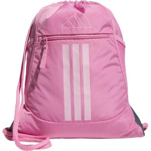 adidas Alliance Sackpack – Drawstring Backpack Small Bag for Men and Women(3/Tropic Bloom/Clear Pink)