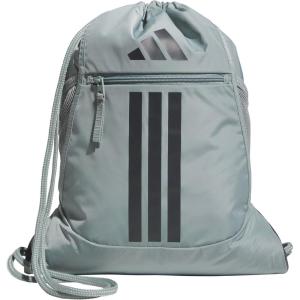 adidas Alliance Sackpack – Drawstring Backpack Small Bag for Men and Women(3/Wonder Sage Green/Grey Six)
