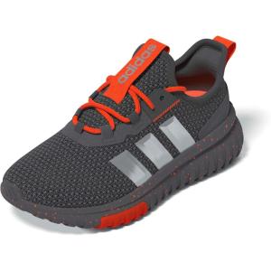 adidas Kids’ Kaptir 4.0 Sneakers(Grey/Matte Silver/Impact Orange)