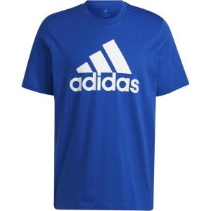 adidas Men’s Essentials Single Jersey 3-Stripes T-Shirt(Team Royal Blue/White)