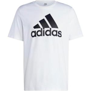 adidas Men’s Essentials Single Jersey 3-Stripes T-Shirt(White)