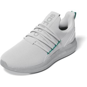 adidas Men’s Lite Racer Adapt 7.0 Shoes(Crystal White/Pure Teal/Grey)