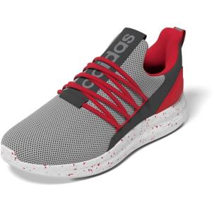 adidas Men’s Lite Racer Adapt 7.0 Shoes(Grey/Better Scarlet/White)