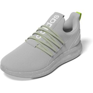 adidas Men’s Lite Racer Adapt 7.0 Shoes(Grey/Lucid Green/White)