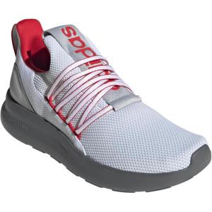 adidas Men’s Lite Racer Adapt 7.0 Shoes(White/Better Scarlet/Grey)
