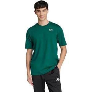 adidas Mens Lounge Still Life Bowl Graphic T-Shirt(Collegiate Green)