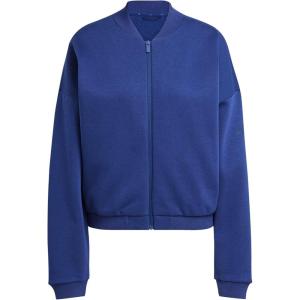 adidas Women’s Essentials Contemporary Logo Bomber Jacket(Dark Blue)