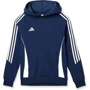 adidas unisex-child Tiro 24 Sweat Hoodie(Team Navy Blue/White)