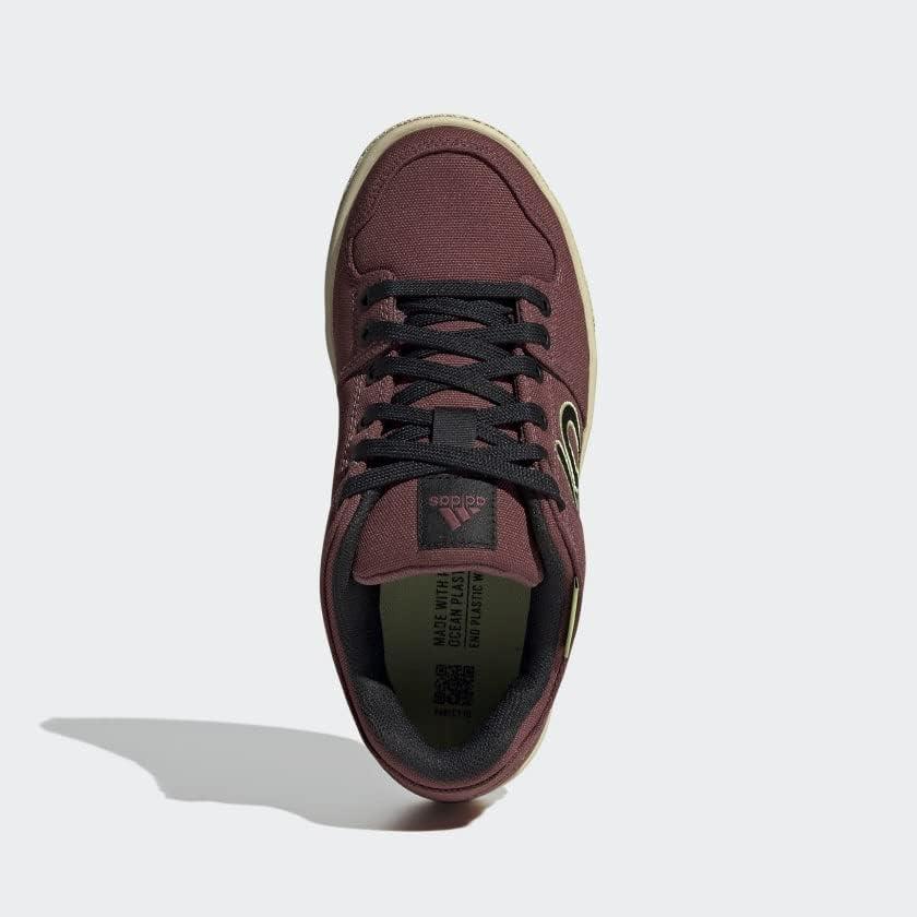 imageadidas Mens MenFive Ten Trailcross LT Mountain Bike ShoesBurgundyCore BlackPulse Lime