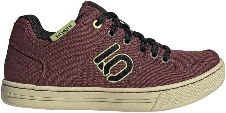 imageadidas Mens MenFive Ten Trailcross LT Mountain Bike ShoesBurgundyCore BlackPulse Lime