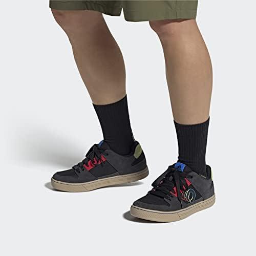 imageadidas Mens MenFive Ten Trailcross LT Mountain Bike ShoesCore BlackCarbonPulse Lime