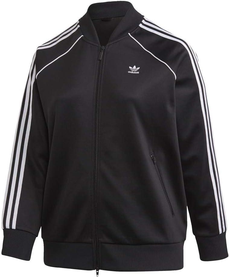 imageadidas Originals Womens Superstar Track TopBlackWhite