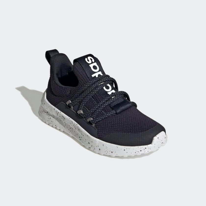 imageadidas UnisexChild Lite Racer Adapt 50 Little Big Kid Running ShoeInkShadow NavyWhite