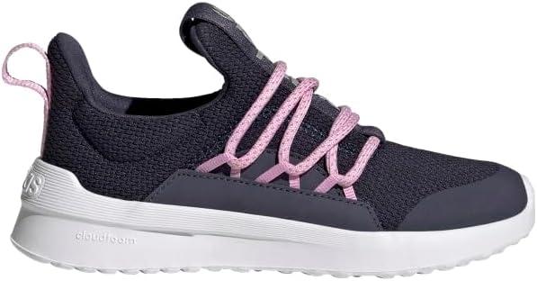 imageadidas UnisexChild Lite Racer Adapt 50 Little Big Kid Running ShoeShadow NavyInkBliss Lilac