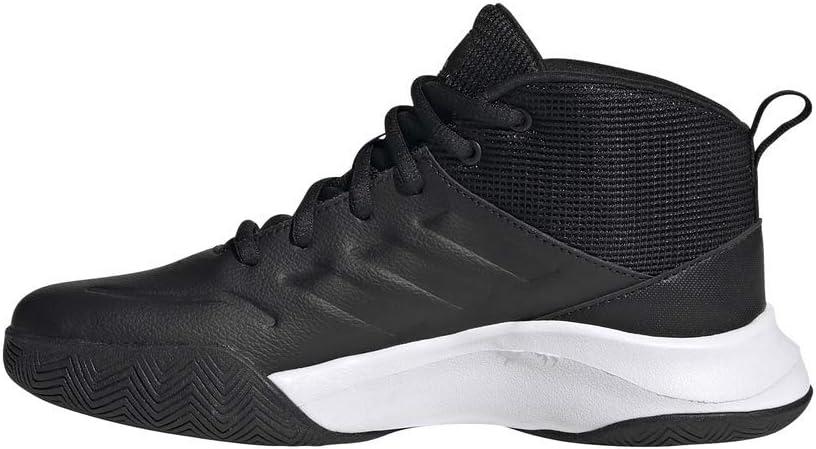 imageadidas UnisexChild Ownthegame WideBasketball ShoeBlackWhiteWhite