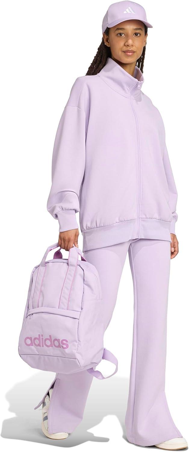 imageadidas Womens All Szn Soft Lux Loose FullZip Track TopPowder Plum