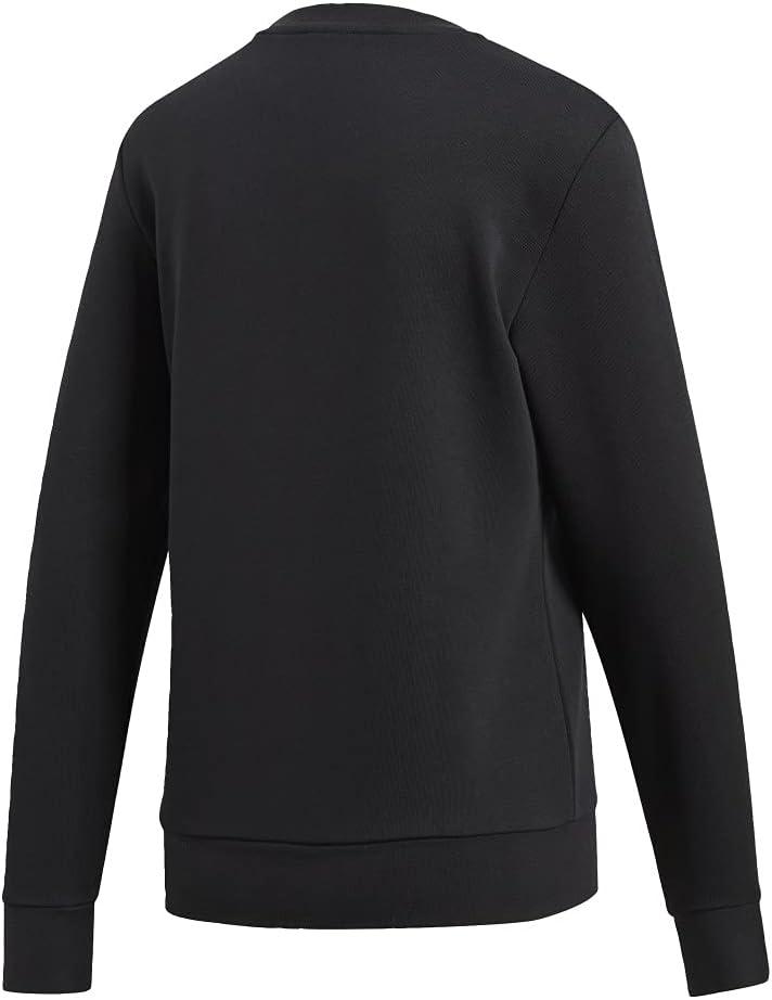 imageadidas Womens Essentials Linear SweatshirtBlackWhite