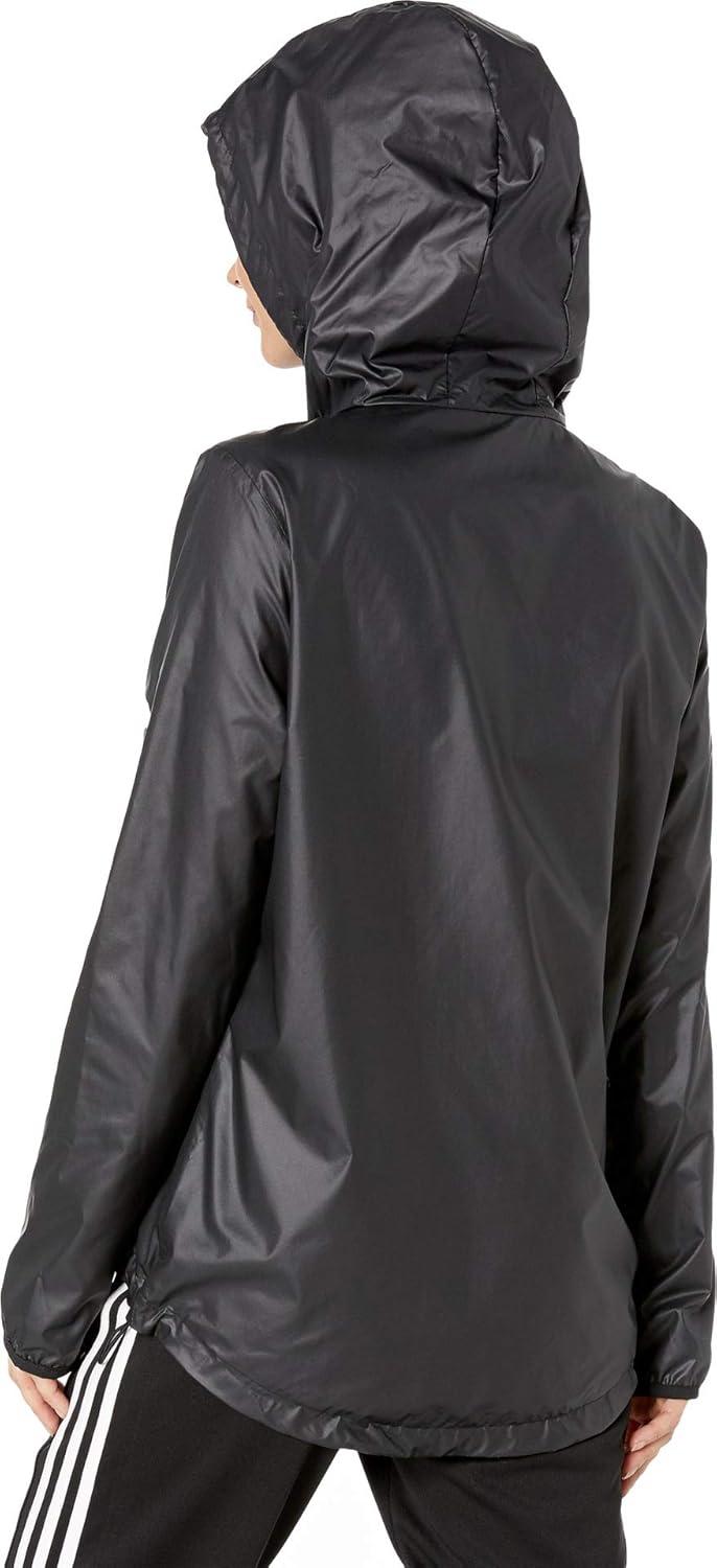 imageadidas Womens Essentials Linear WindbreakerBlackWhite