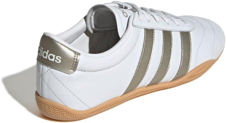 imageadidas Womens Grand CourtCrystal WhiteCyber MetallicGum