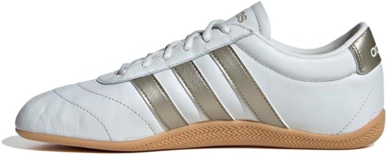 imageadidas Womens Grand CourtCrystal WhiteCyber MetallicGum