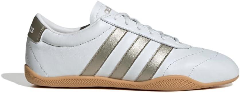 imageadidas Womens Grand CourtCrystal WhiteCyber MetallicGum