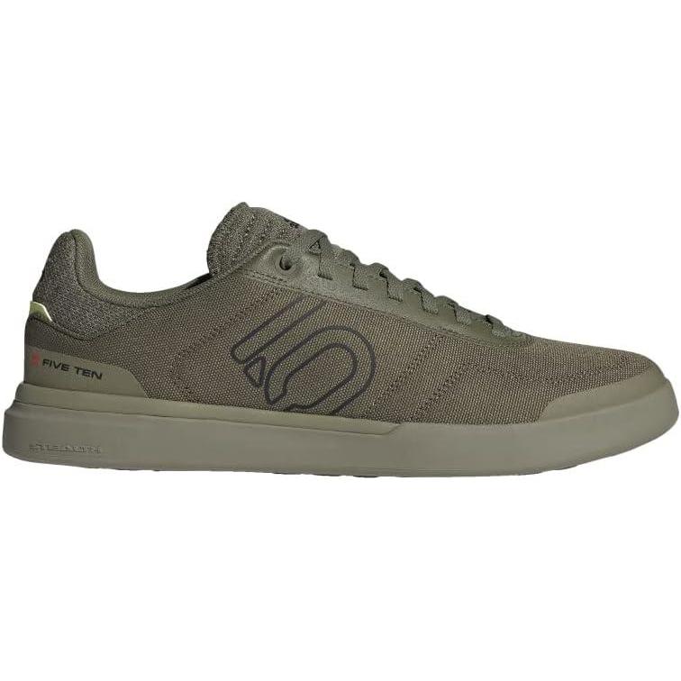 imageadidas Mens Five Ten Sleuth DLX Canvas SneakersFocus OliveCore BlackPulse Lime