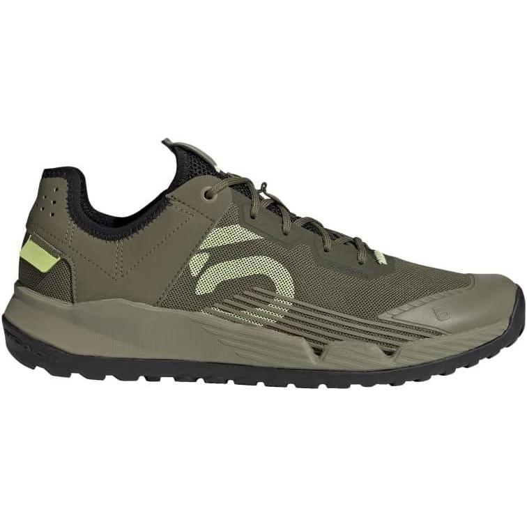 imageadidas Mens MenFive Ten Trailcross LT Mountain Bike ShoesFocus OlivePulse LimeOrbit Green