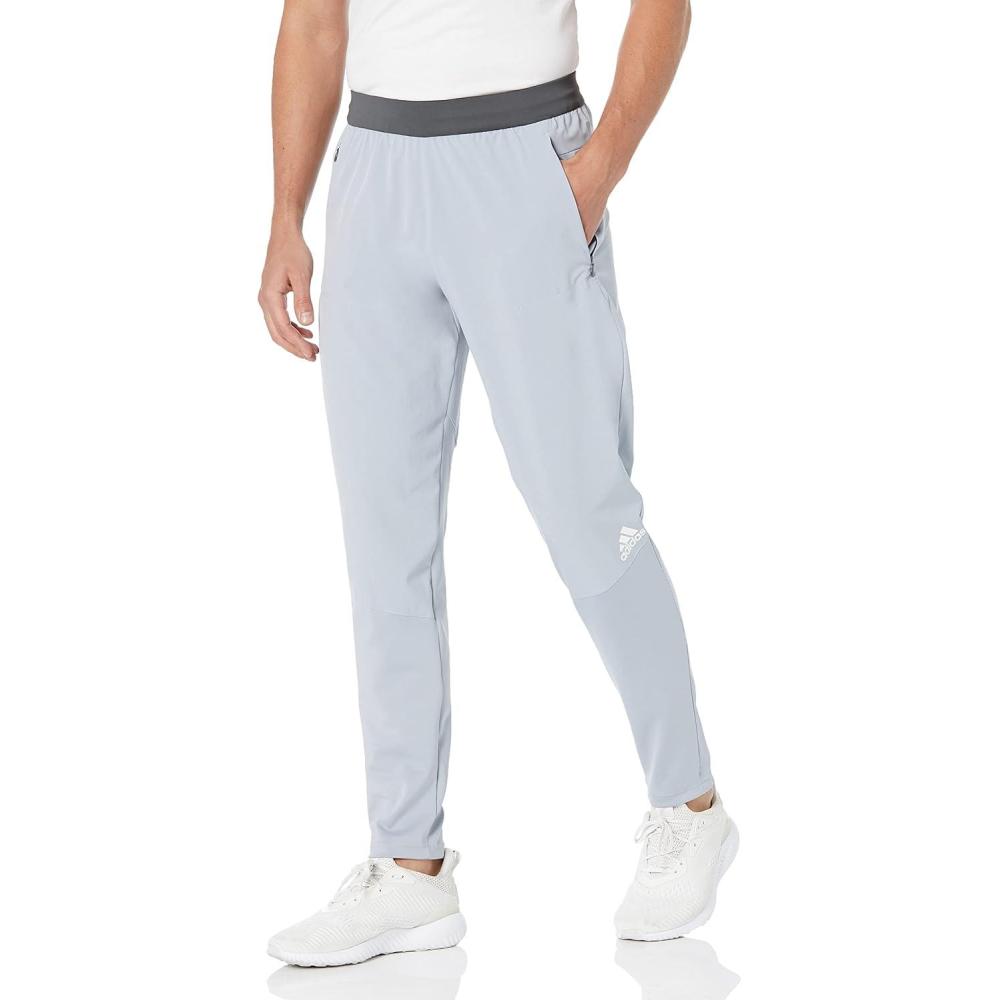 imageadidas Mens Tall Size Training PantsHalo Silver  Grey Six