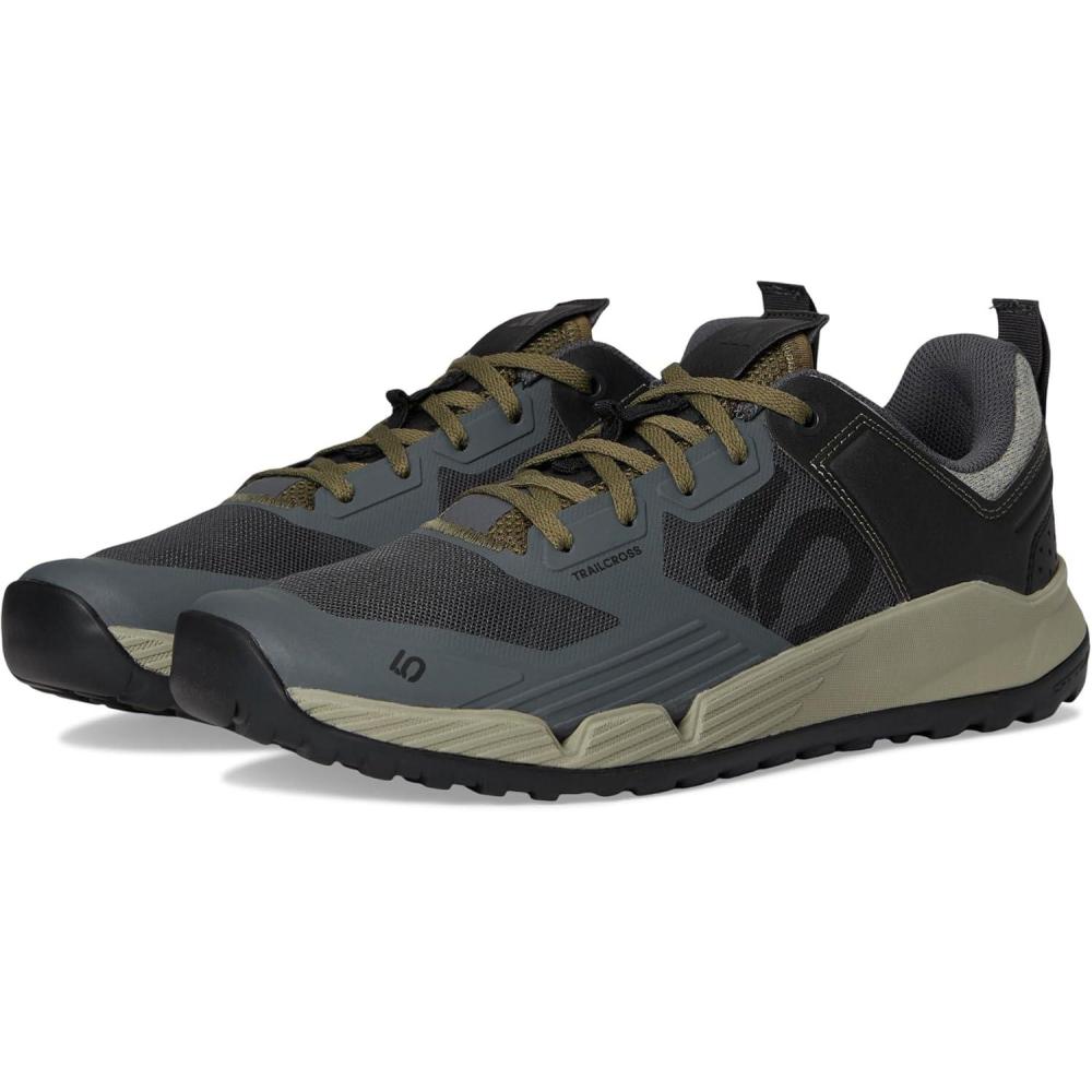 imageadidas Mens Trailcross Trail RunnersGreyBlackOlive Strata