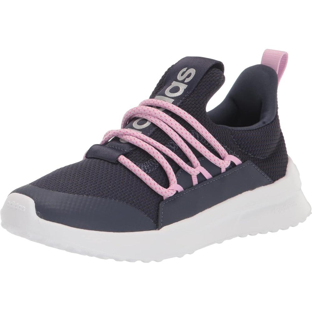 imageadidas UnisexChild Lite Racer Adapt 50 Little Big Kid Running ShoeShadow NavyInkBliss Lilac