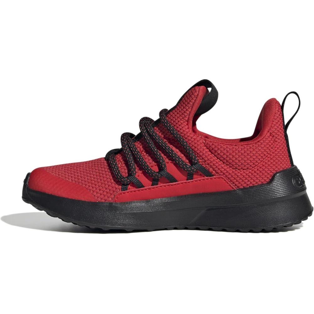 imageadidas UnisexChild Lite Racer Adapt 50 Little Big Kid Running ShoeVivid RedPower RedBlack