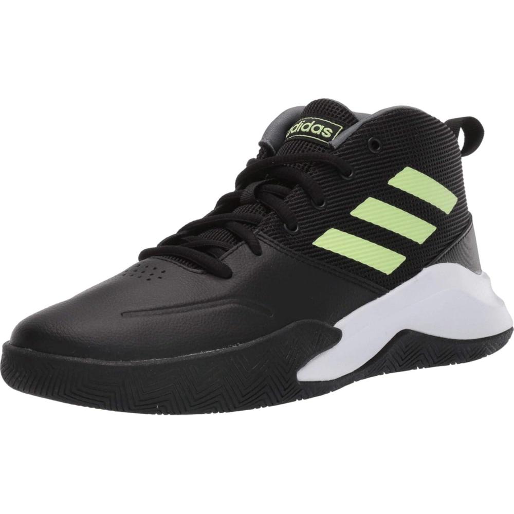 imageadidas UnisexChild Ownthegame WideBasketball ShoeBlackHires YellowOnix