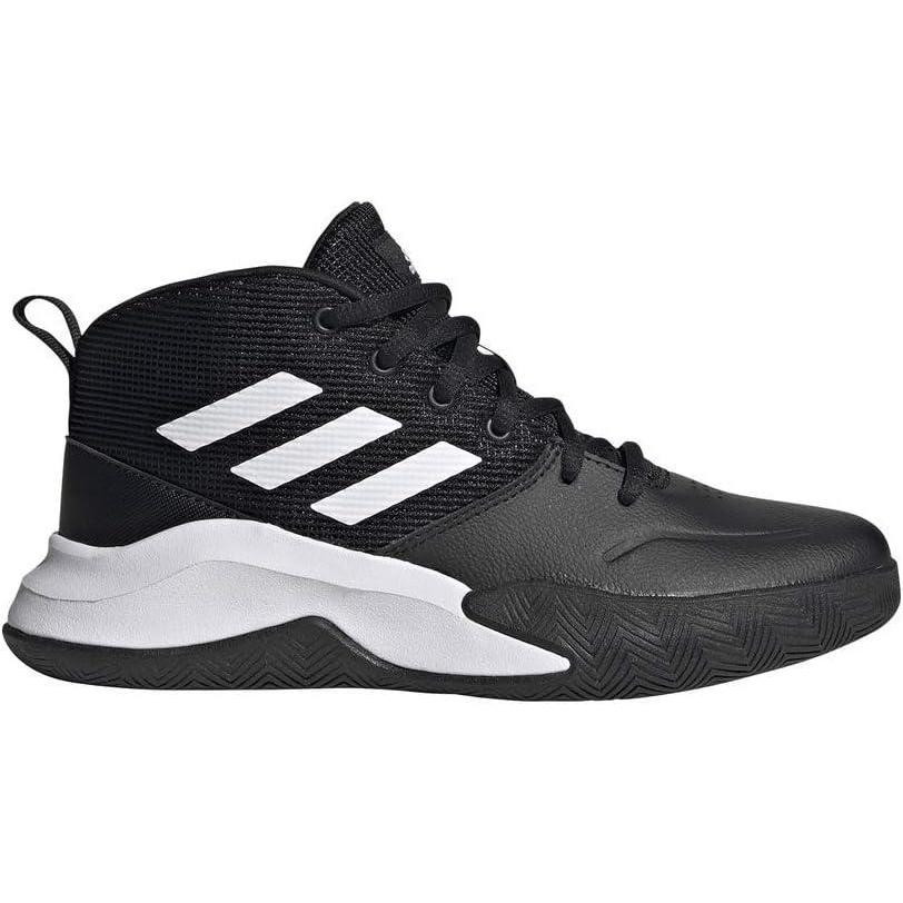 imageadidas UnisexChild Ownthegame WideBasketball ShoeBlackWhiteWhite