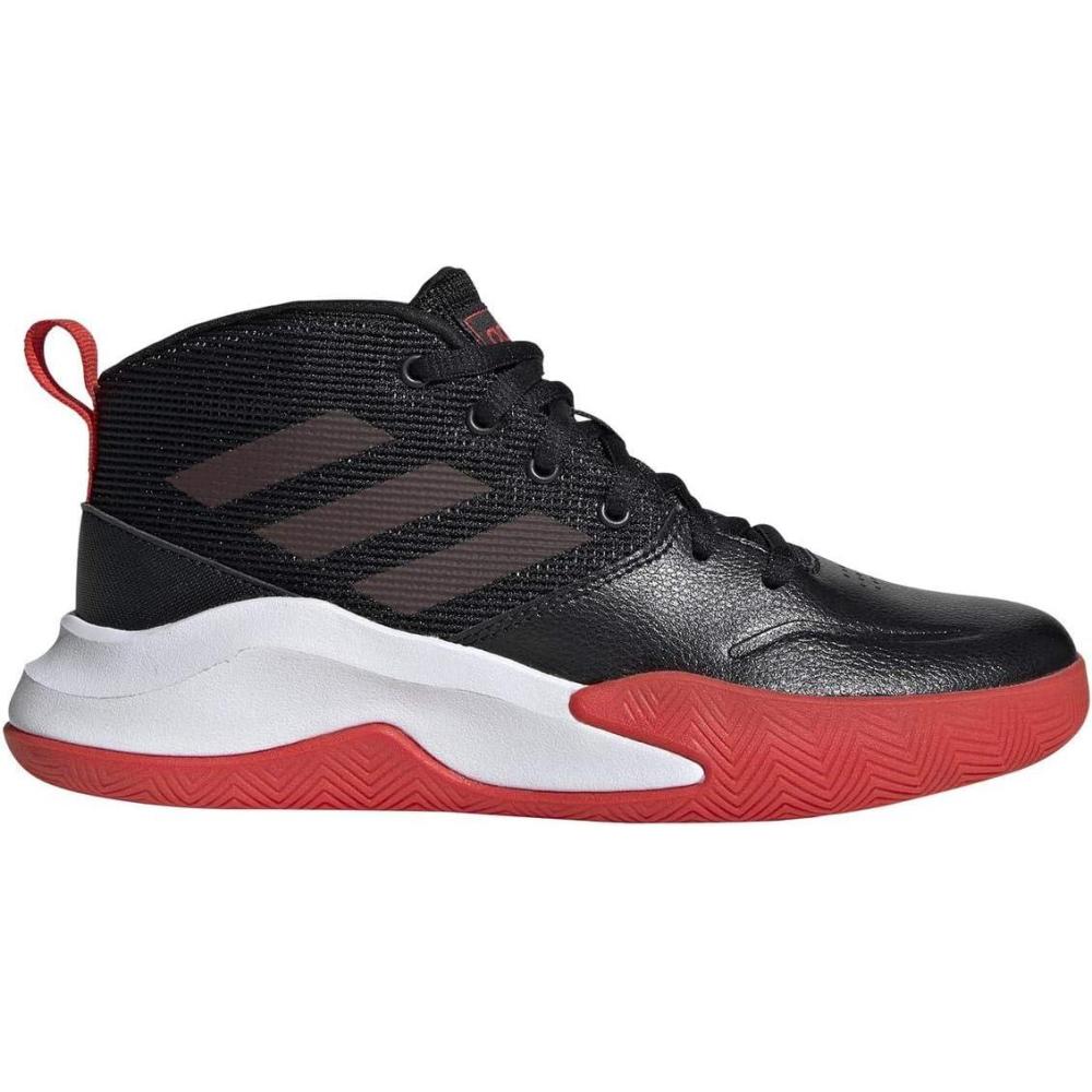 imageadidas UnisexChild Ownthegame WideBasketball ShoeCore BlackActive RedWhite